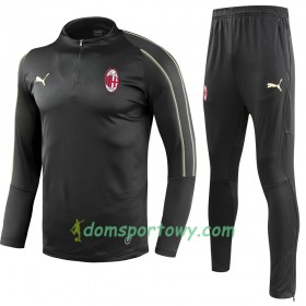 AC Milan Komplet Bluzy Treningowe Czarny 2018-2019